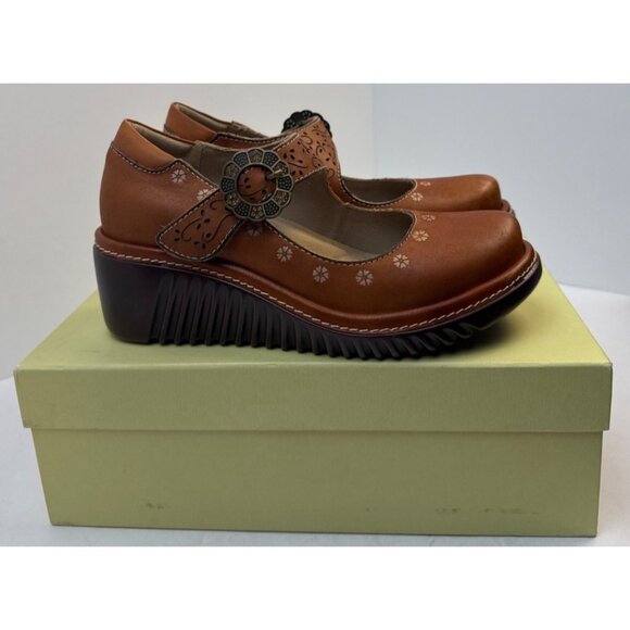 L’artiste By Spring Step Footlight Mary Jane Wedge Size 36 - Picture 9 of 10